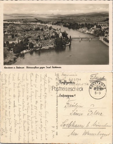 Konstanz luftbild stadt - konstanz,