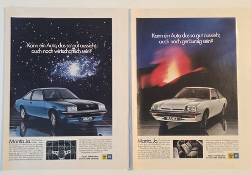 Opel manta werbebilder 80er - werbebilder,