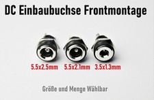 DC Einbaubuchse Hohlstecker 5.5x2.1,5.5x2.5,3.5x1.3mm Weiblich / Männlich 