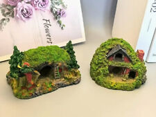 2xHobbit Haus BEMALT! Tabletop Gelände Gebäude AoS DnD HdR 28-30mm Terrain Ringe