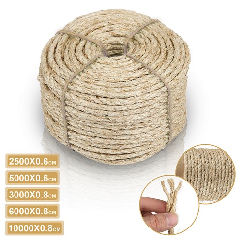 Sisalseil natur 8mm kratzb - natur,