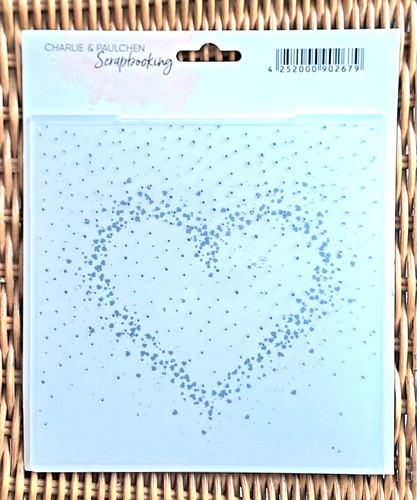 Prägefolder schablone herz - prägefolder,