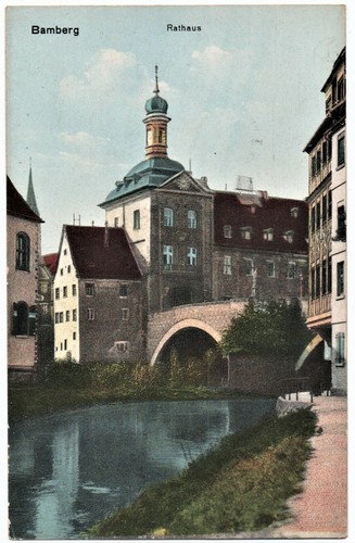 Alte bamberg rathaus - ak,