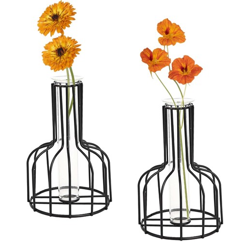 Schwarze blumenvase - schwarze,