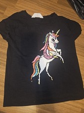 H&M Gr 134/140 T-Shirt Schwarz