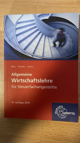 Allgemeine wirtschaftslehre - allgemeine,