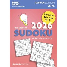 Kalender 2026 Das tägliche Sudoku 15 x 21 cm