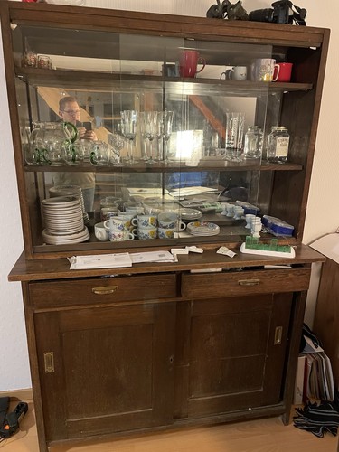 Antike vitrine apotheker - antike,