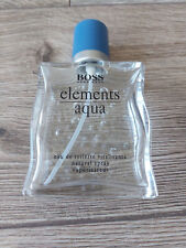BOSS elements aqua (100 ml Eau de Toilette LEERER Flakon für Sammler, Rar)