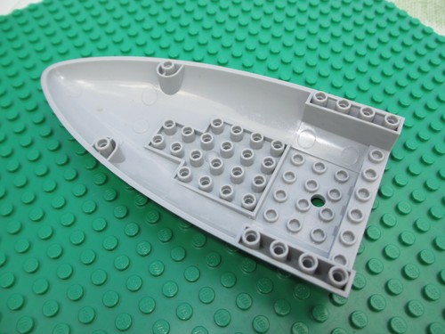 Lego flugzeug rumpf - rumpf, grau
