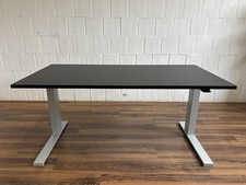 Steelcase Sitz-Steh-Schreibtisch LiftUp 160x80cm schwarz grau