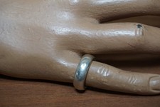 klassischer Ring ohne Stein Freundschaftsring Verlobungsring Ehering 925 Silber