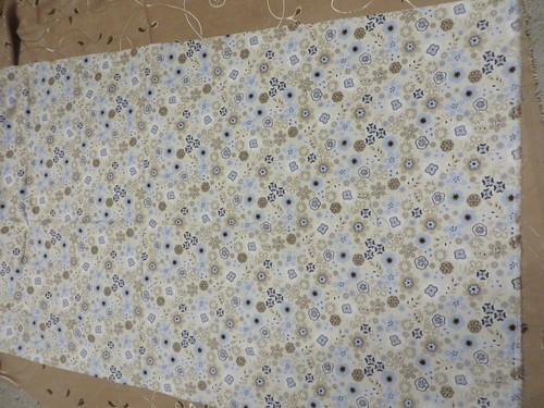 Stoffrest weiß beige - stoffrest,