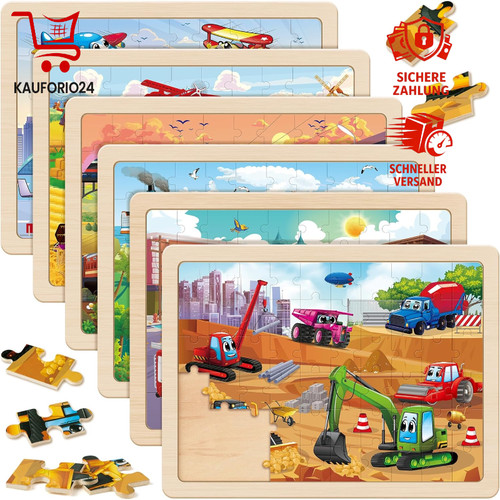 Puzzle fahrzeuge bagger - fahrzeuge,