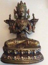 Shakyamuni Buddha Nepal  - tibetischer Buddhismus - ca. 80 Jahre alt
