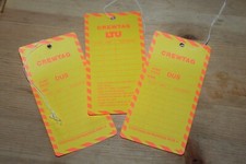 LTU International Airways original LTU Crew Tag 3 Crewtags (neu) Station DUS