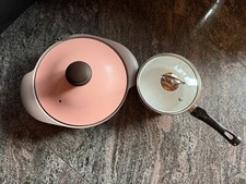 2 Rosa Töpfe Gebraucht