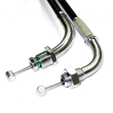 Honda CB 750 Four K7 F2 Gaszug Set A+B Auf Zu Throttle Cable Kit Open Close