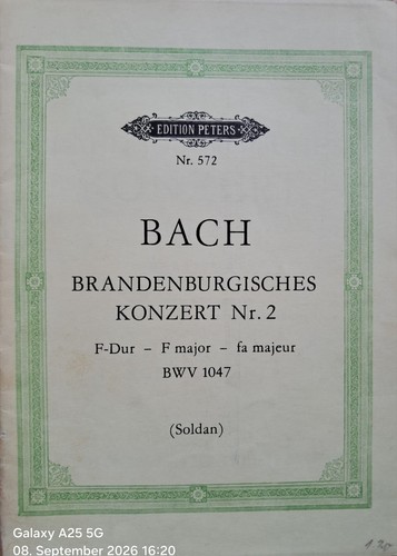 Bach brandenburgisches konzert - bach,