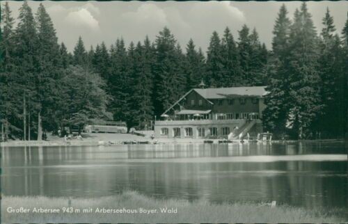 Ansichtskarte großer arbersee - ansichtskarte,