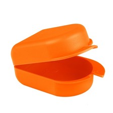 KFO Box neon orange Zahnspangendose, Schienenbox, für KFO-Apparaturen 1 Stück