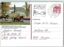 39554321 - 3450 Holzminden Strasse Auto Pferd Reiter Coupon Fisher Hifi