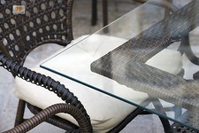 TISCHPLATTE AUS GLAS 8/10/12MM