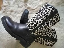 COOLE  "DICK_BOONS" ECHT _LEDERSTIEFEL/VINTAGE  mit ECHTFELL - BESATZ 36NP. 300€