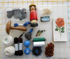 Nähzeug, Konvolut, verschiedene Artikel aus DDR Zeiten