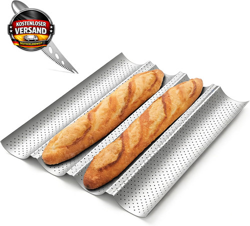 Baguette backblech für - backblech, 4