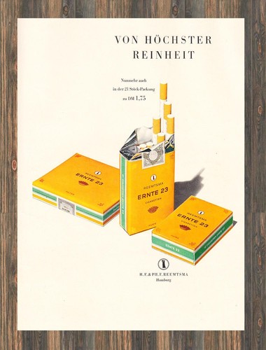 Reemtsma ernte reklame - 23,