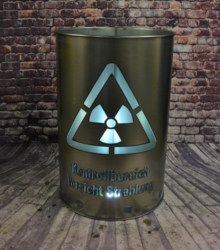Feuertonne mit achtung - feuertonne, mit-