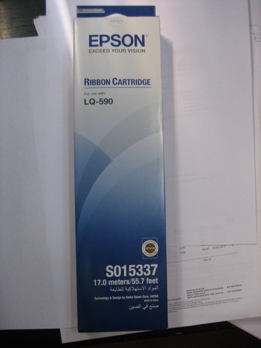 Epson black s015337 ribbon - epson,
