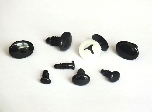 Flache ovale sicherheitsaugen - flache,,