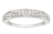 10k Weiss Gold 1/3ct Weiß