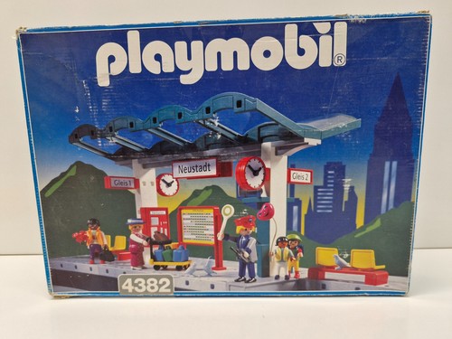 Playmobil city life bahnhof - city,