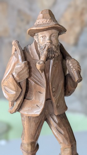 Holzfigur schwarzwälder bauer - schwarzwälder,