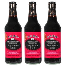 PRB Sojasauce dunkel 3x500ml Sojasosse dunkel Soy Sauce Nuoc Tuong