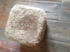 Vintage DDR °60-70er WÄSCHEHOCKER FLAUM WÄSCHEKORB FLAUSCHIG ANTIK SELTEN 