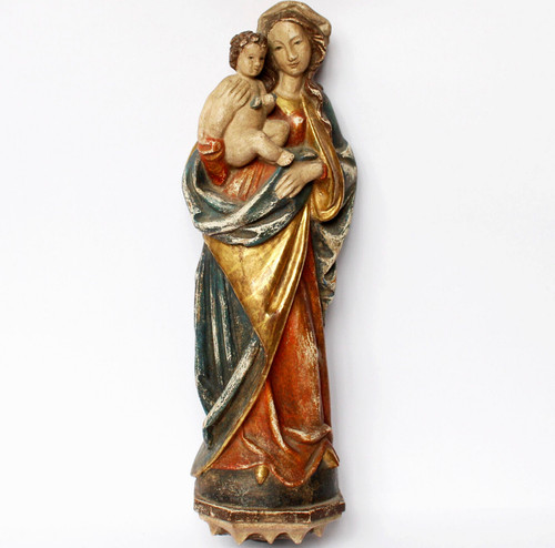 Skulptur figur holz - skulptur,