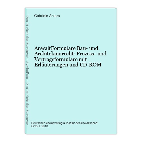 Anwaltformulare bau und - anwaltformulare,