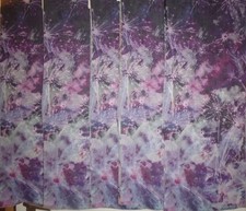 32а) Organza Stoffreste höhe Qualität Musterlaschen, Nähen 5 St je 32/85 cm