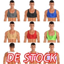 Herren Glossy Tank Top Solid