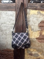 Original Burberry blue label  Umhängetasche mit Lederschnalle und Hauskaro