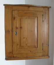 Eckschrank Hängeschrank Antik Biedermeier Weichholz Rustikal Möbel Landhaus