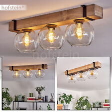 Decken Lampen Holz Glas klar