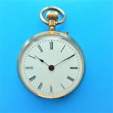 Hübsche DAMEN TASCHENUHR, Gold 14K, Zylinderhemmung, gute Funktion, ca. 1900