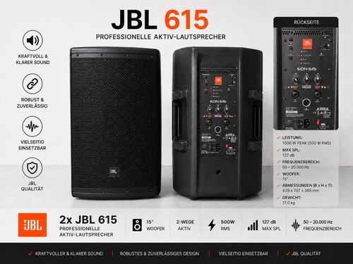 Jbl eon 615 - 2x,