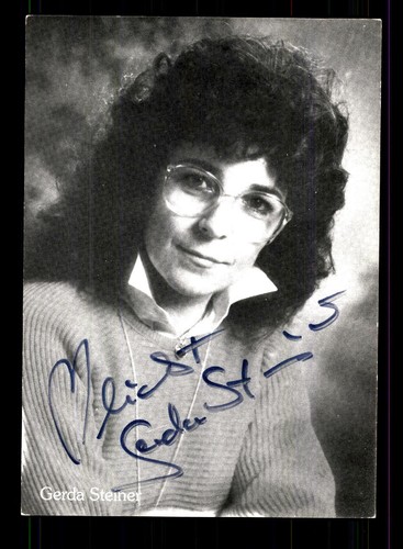 Gerda steiner autogrammkarte - steiner,