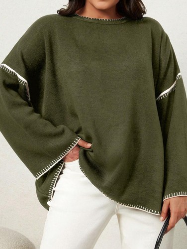 Sweatshirt longshirt pullover - sweatshirt,
